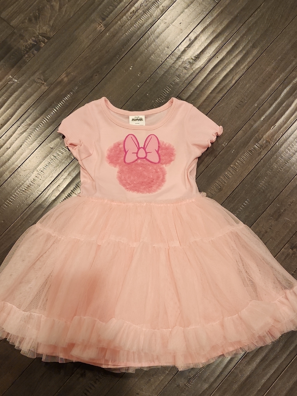 Disney Toddler Pink Tulle Minnie-Tutu Dress
